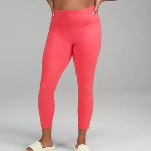 Lululemon align 25” leggings, pale raspberry size 4. Worn once.